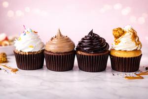Assorted Cupcakes (Pack Of 4 Medium Sized Cupcakes)