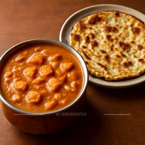 Kaju Paneer+tandoori Butter Roti