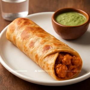 Butter Chicken Roll