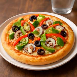 Veg overloaded pizza