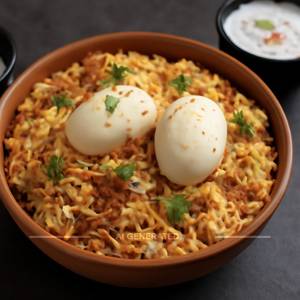 Dum egg biryani