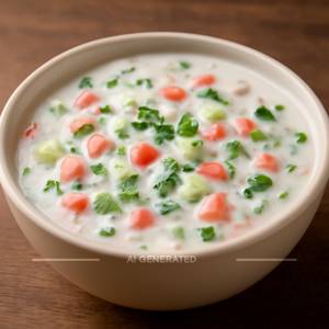 Vegetable raita