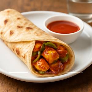 Paneer Chilli Wrap