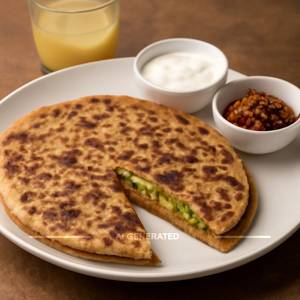 2 Aloo Pyaz Paratha