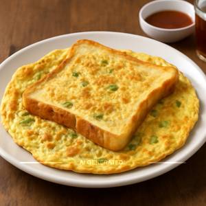 Bread omelette