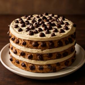 Choco chips cake