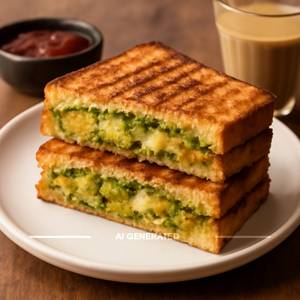 Bombay Masala Cheese Sandwich