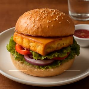 Paneer Cheese Burger