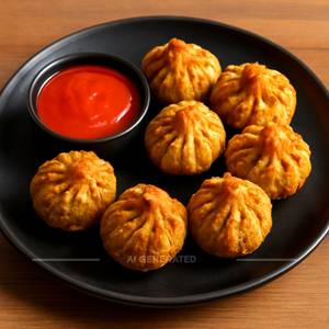 Veg Kurkure Momos [7 Pieces]