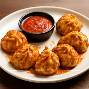 Paneer Schezwan Momos [6 Pieces]
