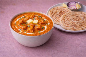 Butter Chicken With 2 Parathas