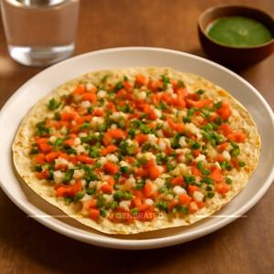Roasted Masala Papad
