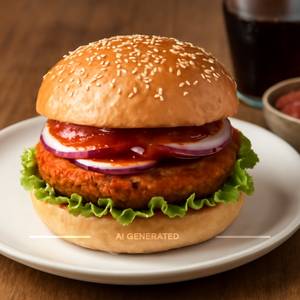 Schezwan Burger