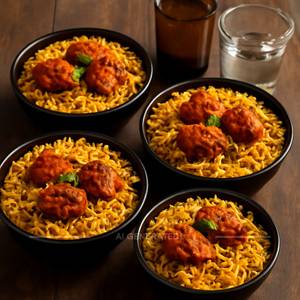 Chicken tikka biryani (Pack of 4)                     