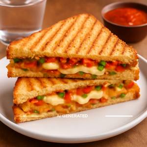Veg Mexican Cheese Sandwich