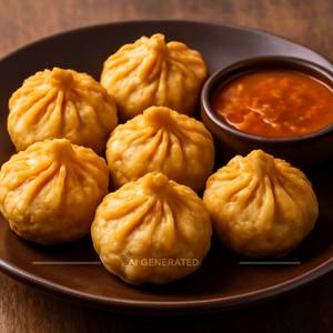 Veg Fried Momos [6 Pcs]