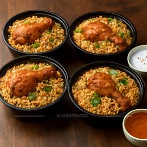 Chicken Dum Biryani (Pack of 4)                            