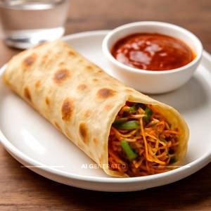 Veg Schezwan Frankie