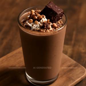 Hazelnut Brownie Thickshake