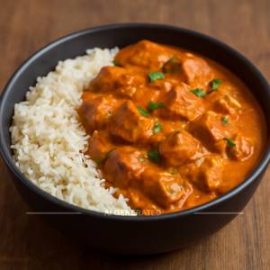 Butter Chicken Rice Bowl