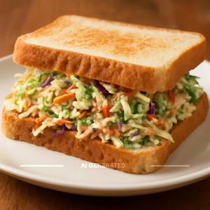 Coleslaw Sandwich
