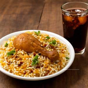 Chicken Biryani + Pepsi