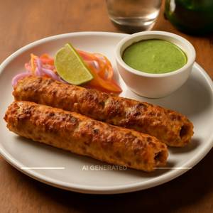 Chicken Seekh Kebab (Pack of 2)????                                      