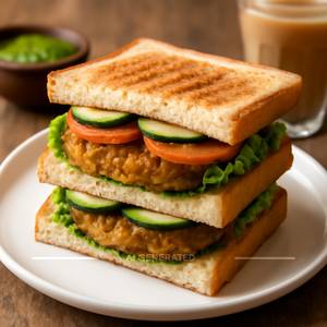 Veg Tikki Sandwich