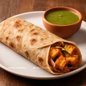 Paneer Kathi Roll.
