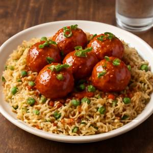 Egg manchuria fried rice