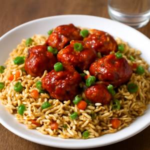 Chicken Manchurian Fried Rice