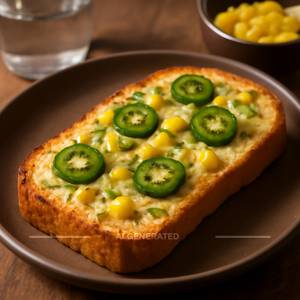 Jalapeno Corn Garlic Bread