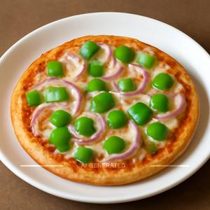 Onion Capsicum Pizza [7 inches]