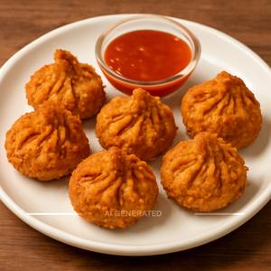 Veg Kurkure Momos (6 Pcs) 