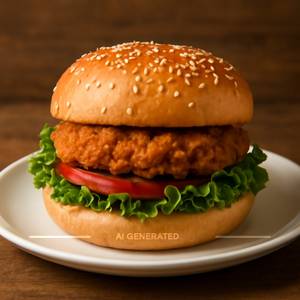 Classic chicken burger