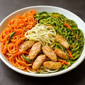 Chicken Tiranga noodles
