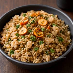 Burnt Garlic Fried Rice Chicken