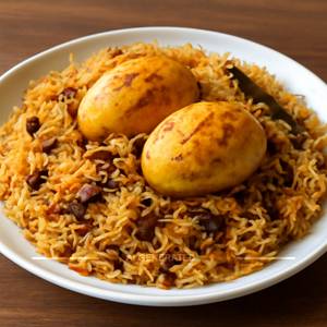 Egg Biryani [Plate]