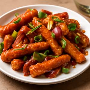 Baby corn chilli