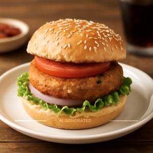 Plain Aloo Tiki Burger
