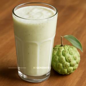 Custard apple milk shake