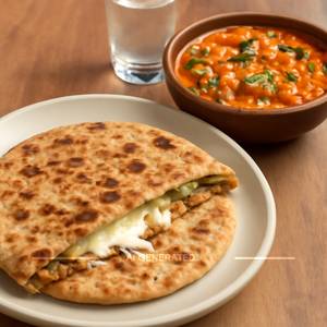 Mix Veg Cheese Paratha