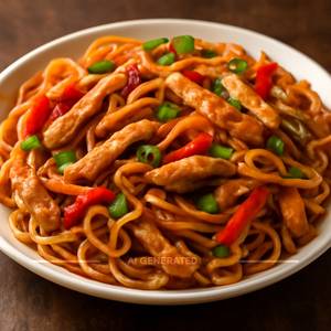 Schezwan Noodles Chicken