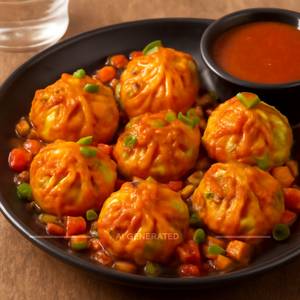 Paneer Chilli Momos [6Pieces]