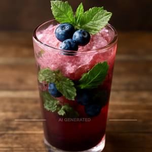 Blueberry mojito