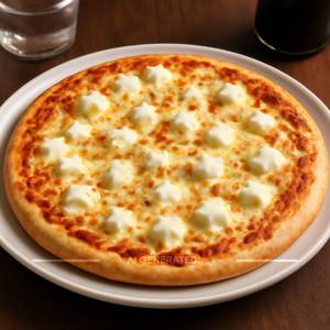 Double cheese pizza ""  