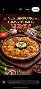 Pan. Tandoori Momos