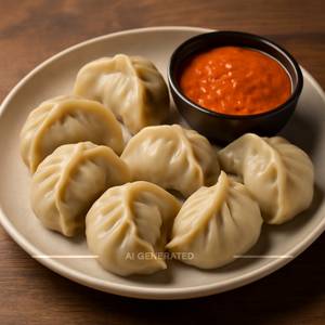 Steam Momos Chicken