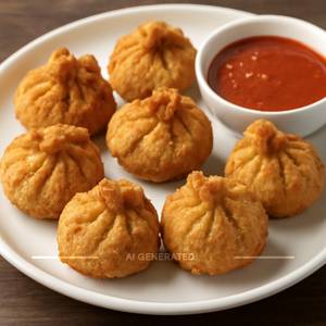 Paneer Kurkure Momos [7 Pieces]