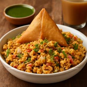 Samosa Bhel